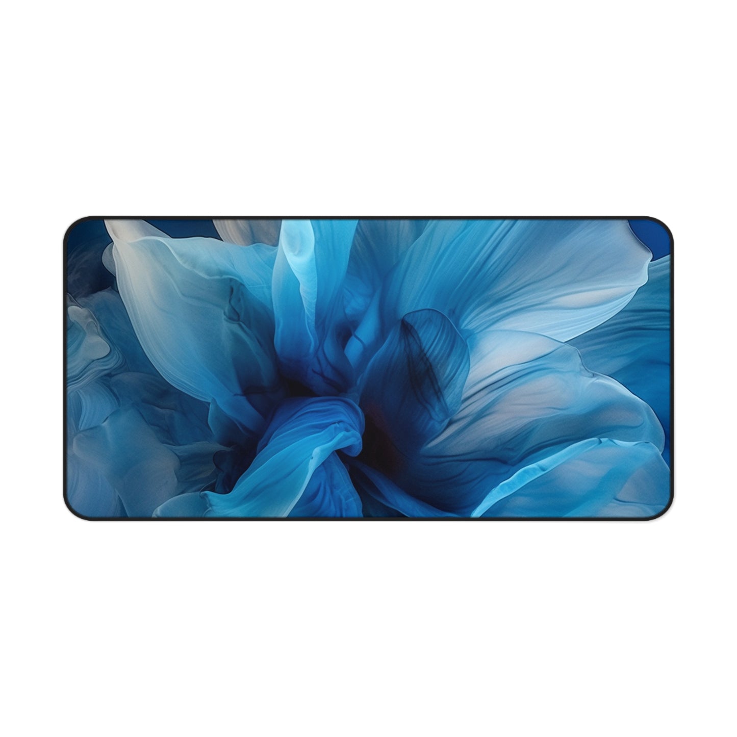 Desk Mat Blue Tluip Abstract 2