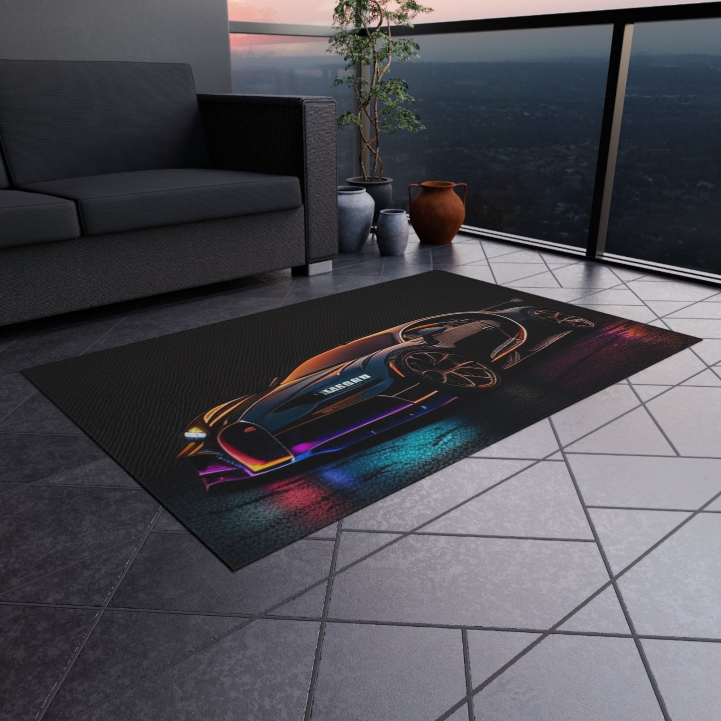 Outdoor Rug  Bugatti Chiron Super 4