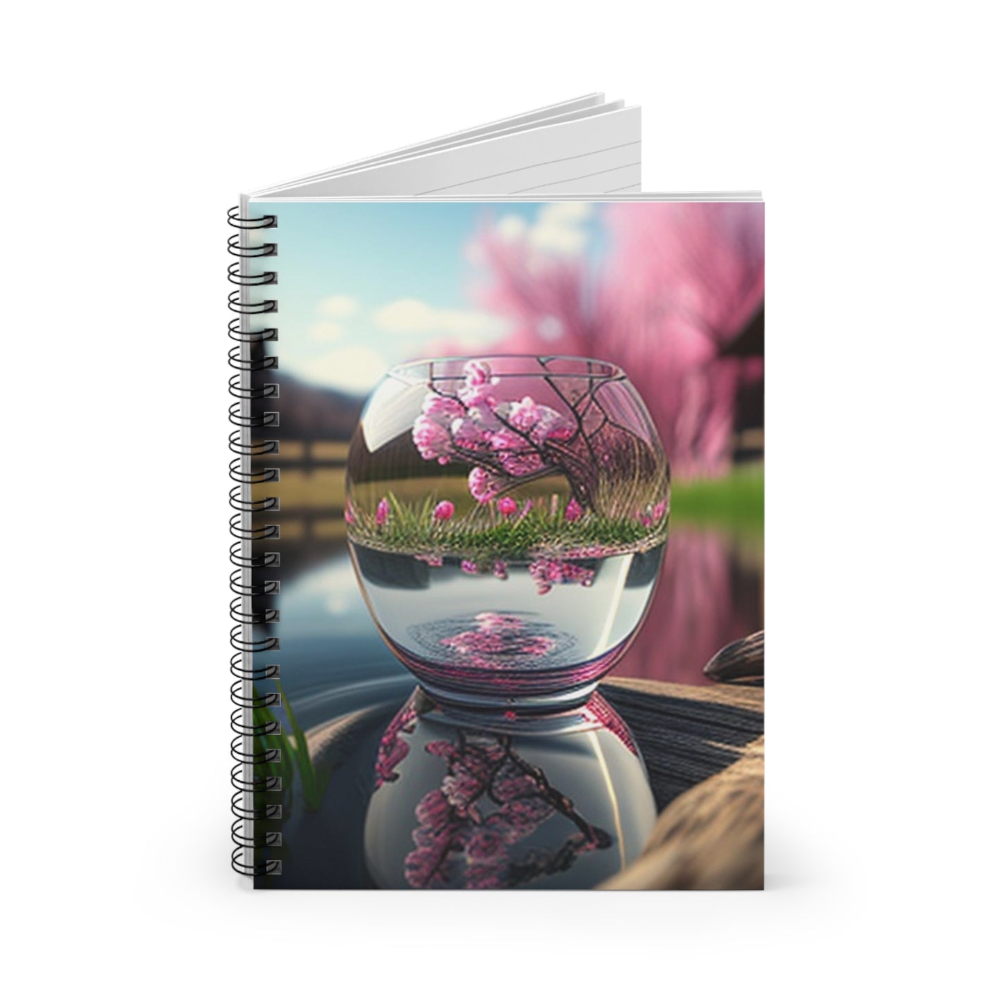 Spiral Notebook - Ruled Line Cherry Blossom 2