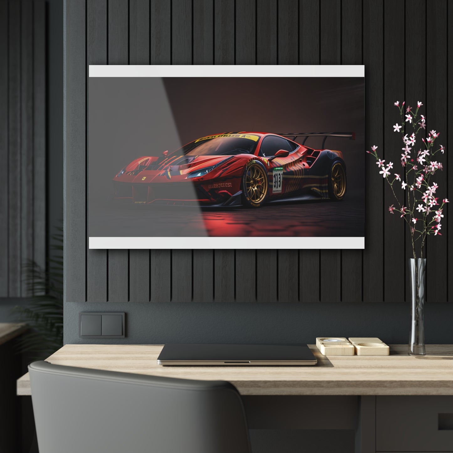 Acrylic Prints Ferrari Red 1