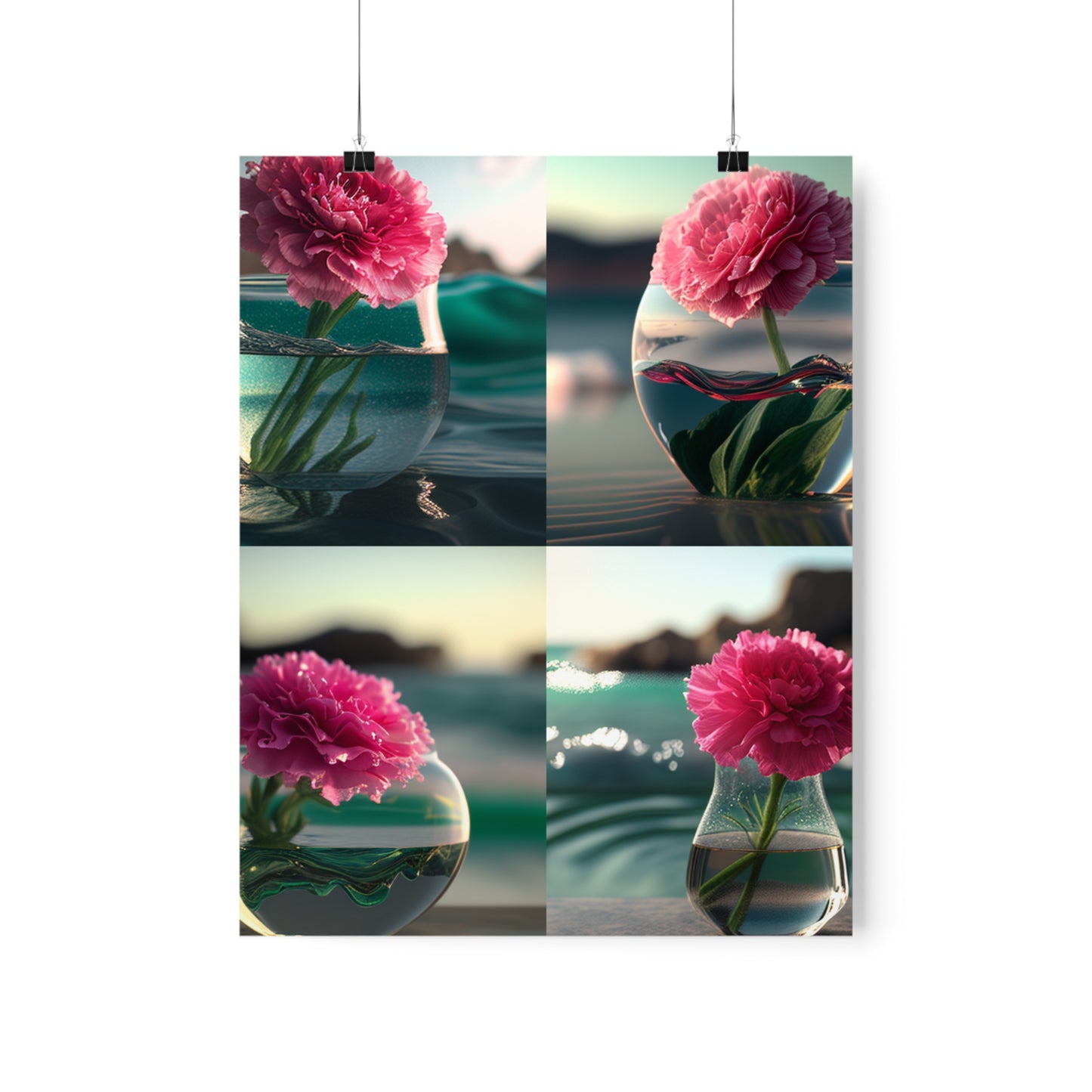 Premium Matte Vertical Posters Carnation 5