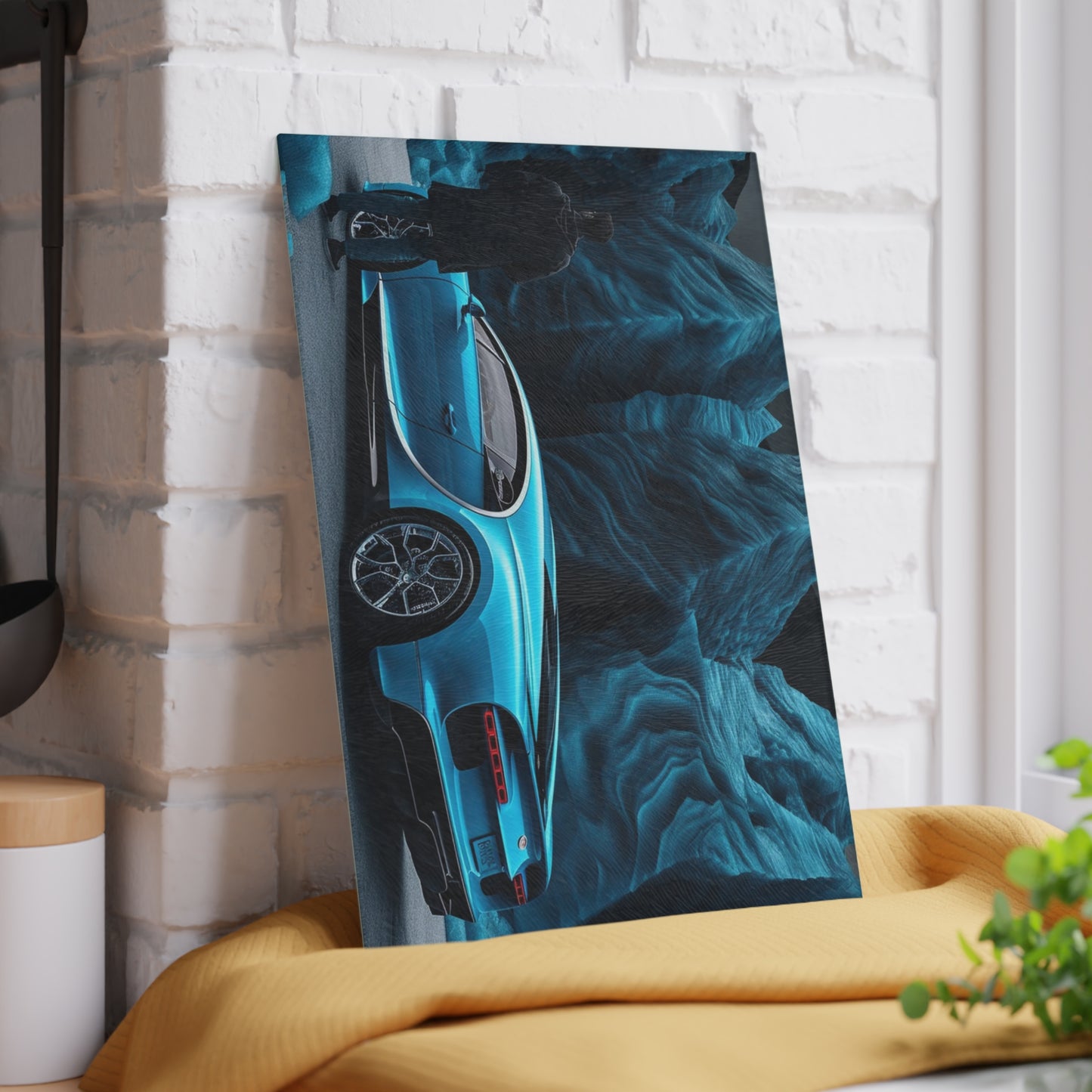 Glass Cutting Board Bugatti Real Look 3