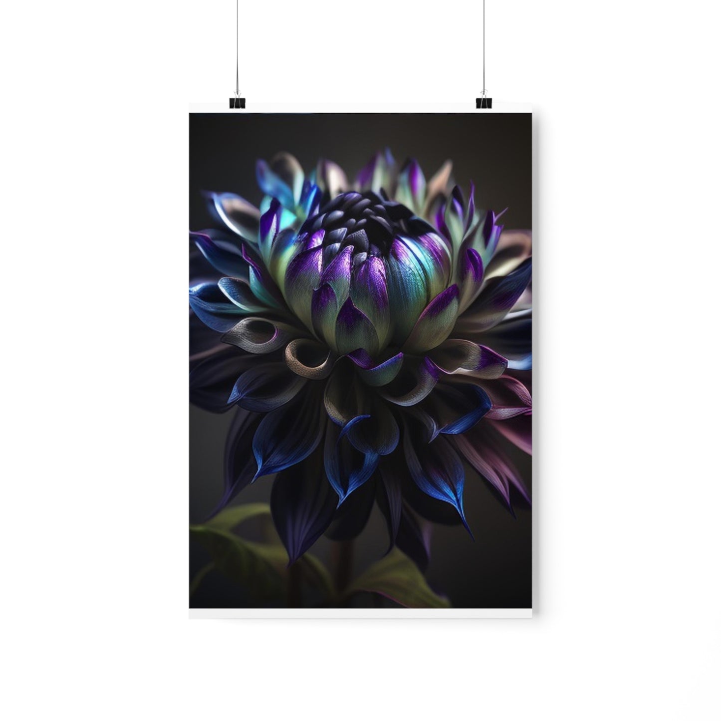 Premium Matte Vertical Posters Dahlia Purple 4