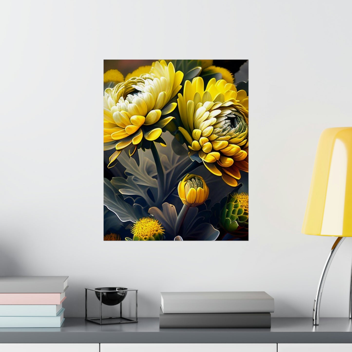 Premium Matte Vertical Posters Yellow Hermosas Flores Amarillas 2