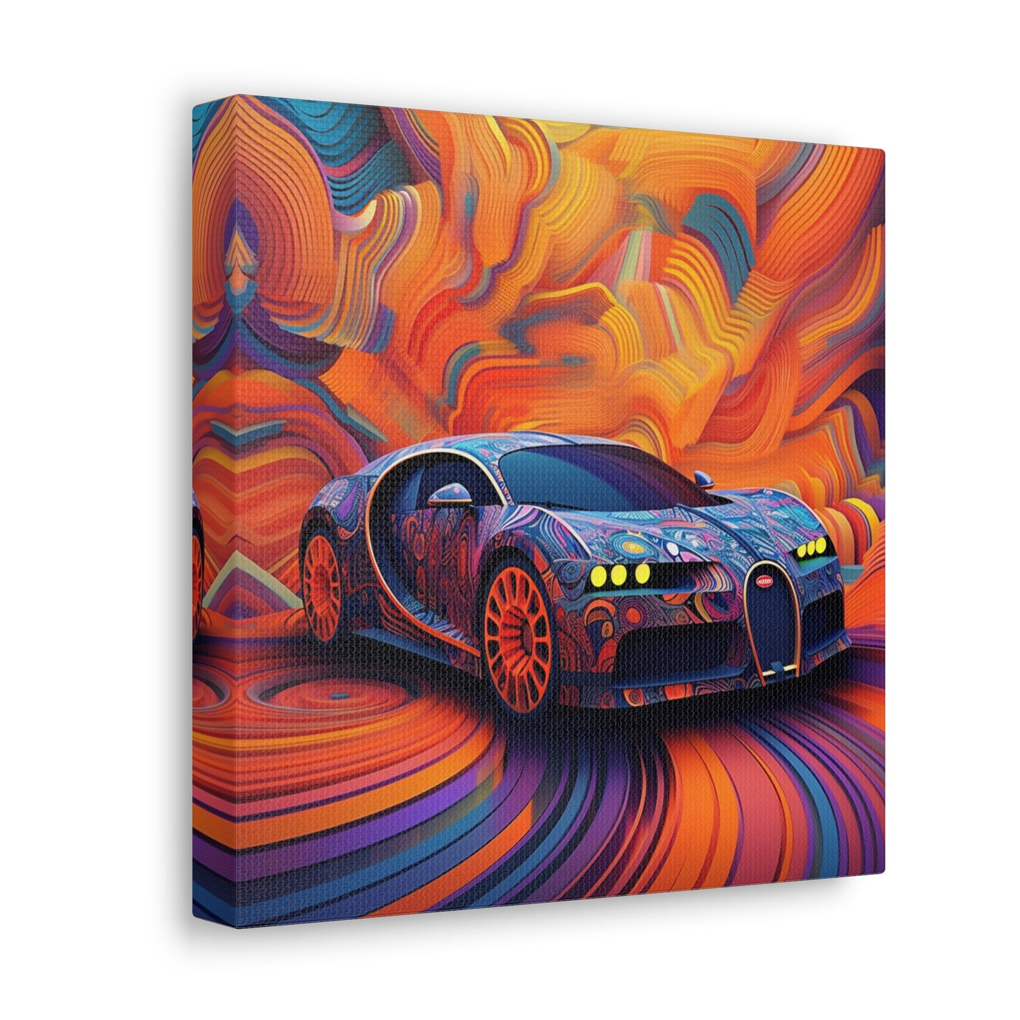 Canvas Gallery Wraps Bugatti Abstract Concept 4