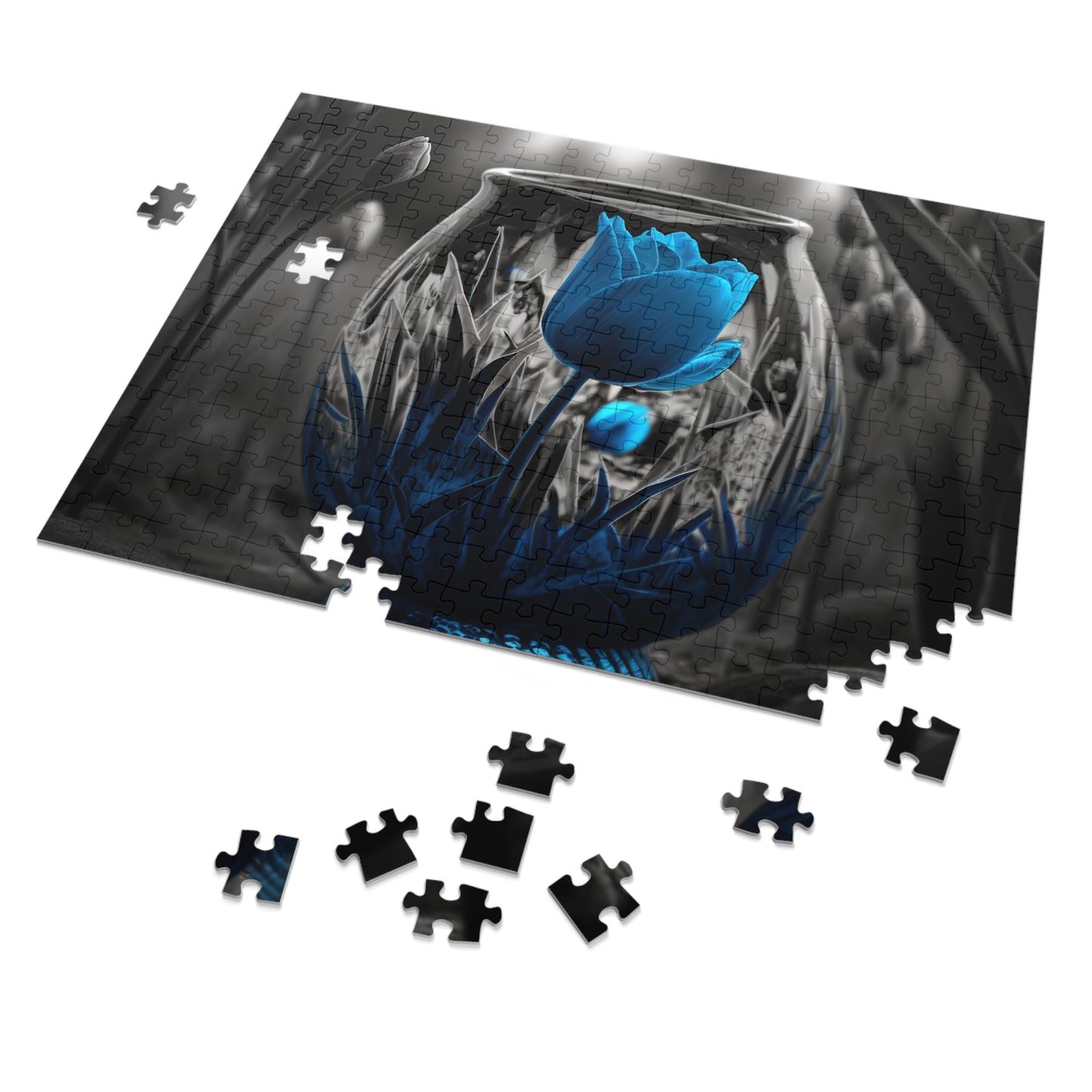 Jigsaw Puzzle (30, 110, 252, 500,1000-Piece) Tulip Blue 6