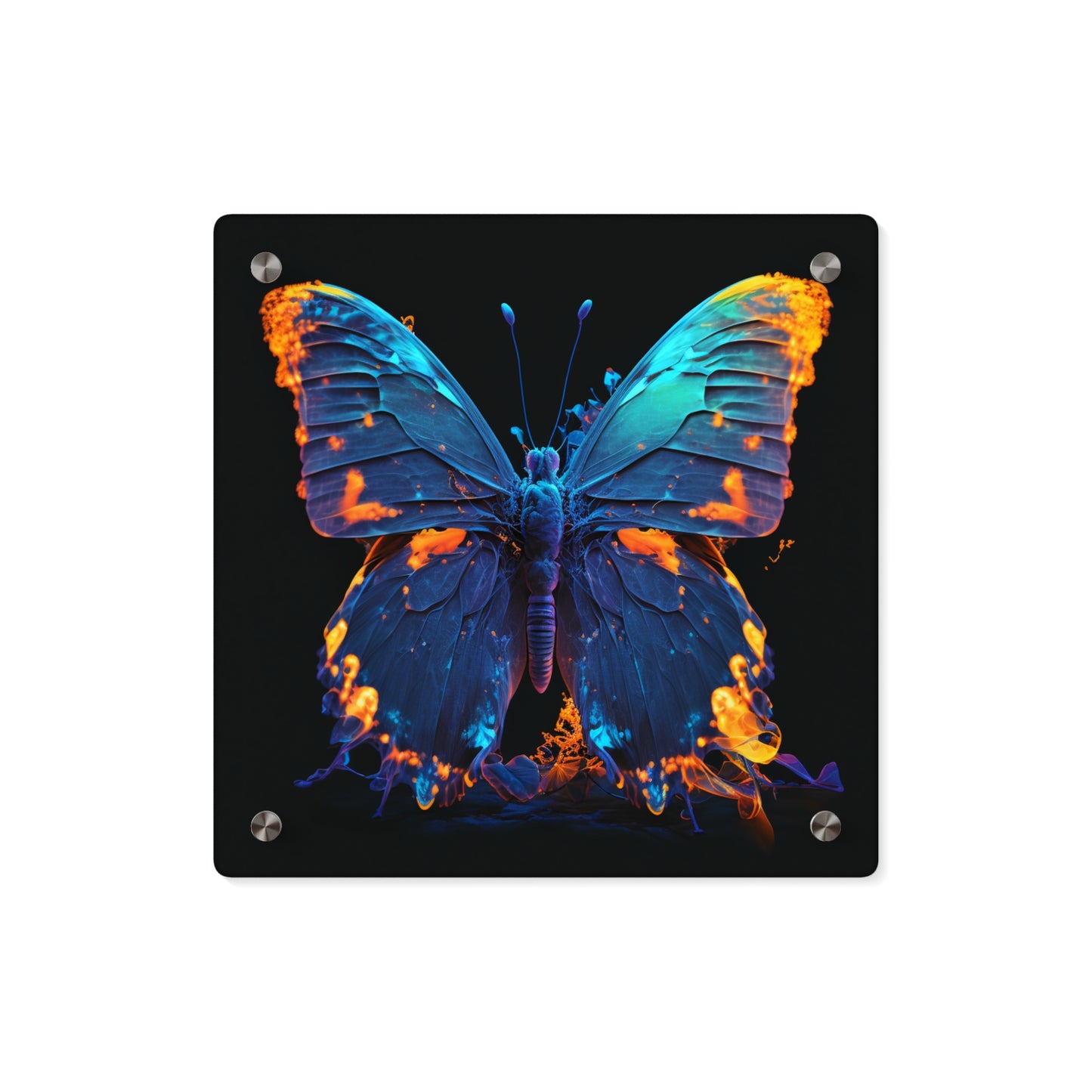 Acrylic Wall Art Panels Thermal Butterfly 3