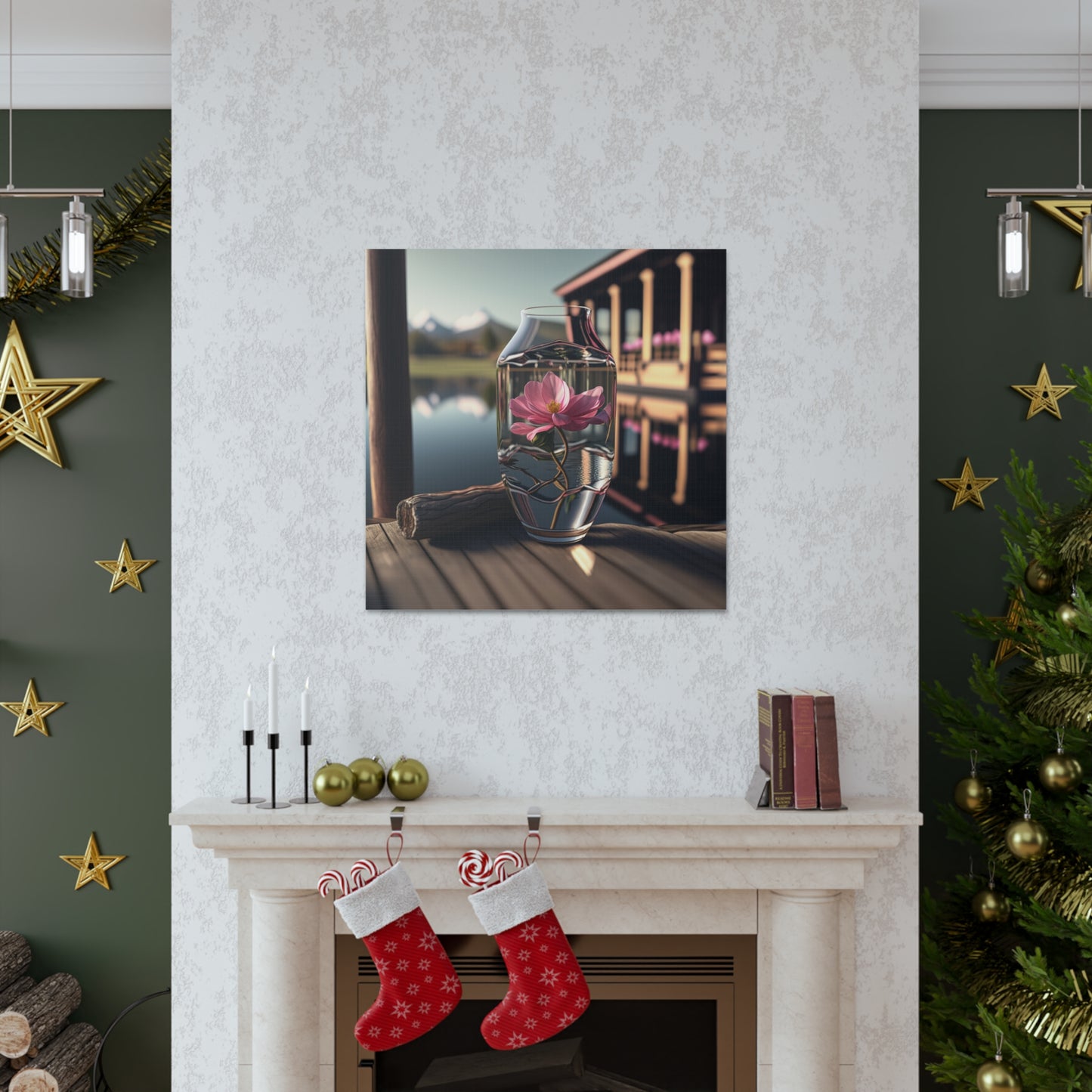 Canvas Gallery Wraps Pink Magnolia 1