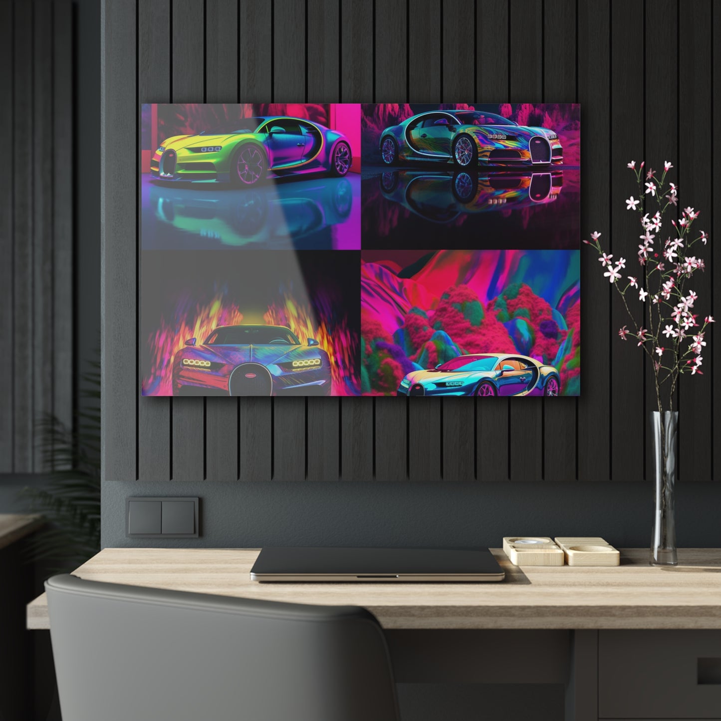 Acrylic Prints Florescent Bugatti Flair 5