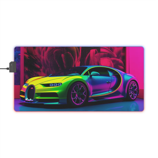 LED Gaming Mouse Pad Florescent Bugatti Flair 1