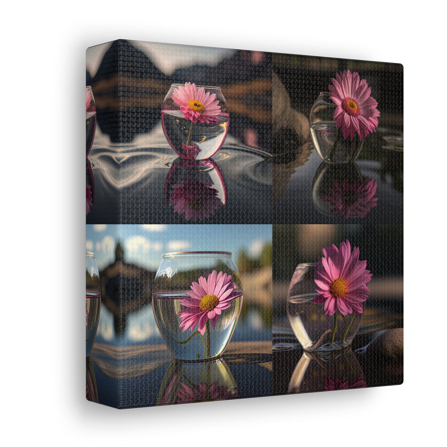 Canvas Gallery Wraps Pink Daisy 5