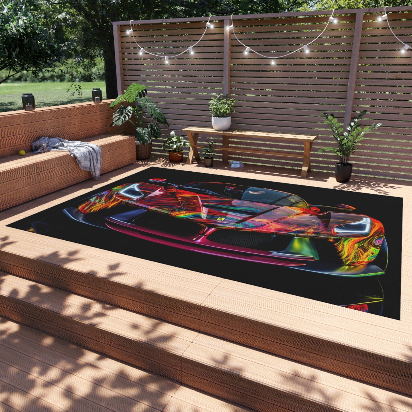 Outdoor Rug  Ferrari Neon 3