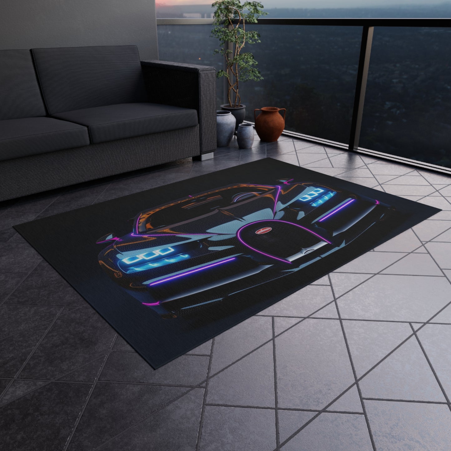 Outdoor Rug  Hyper Bugatti Chiron 2