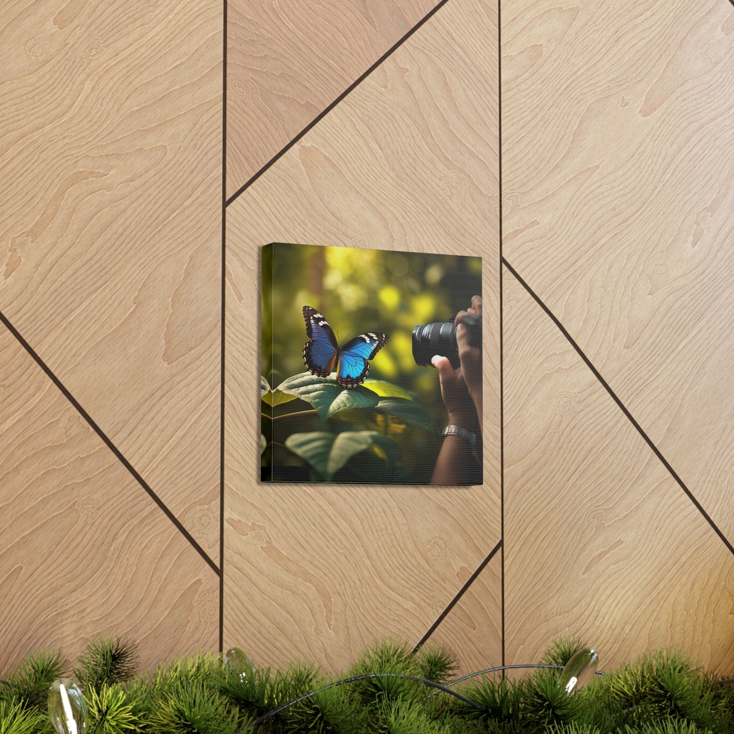 Canvas Gallery Wraps Jungle Butterfly 3