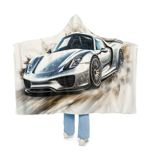 Snuggle Hooded Blanket 918 Spyder white background driving fast with water splashing 2