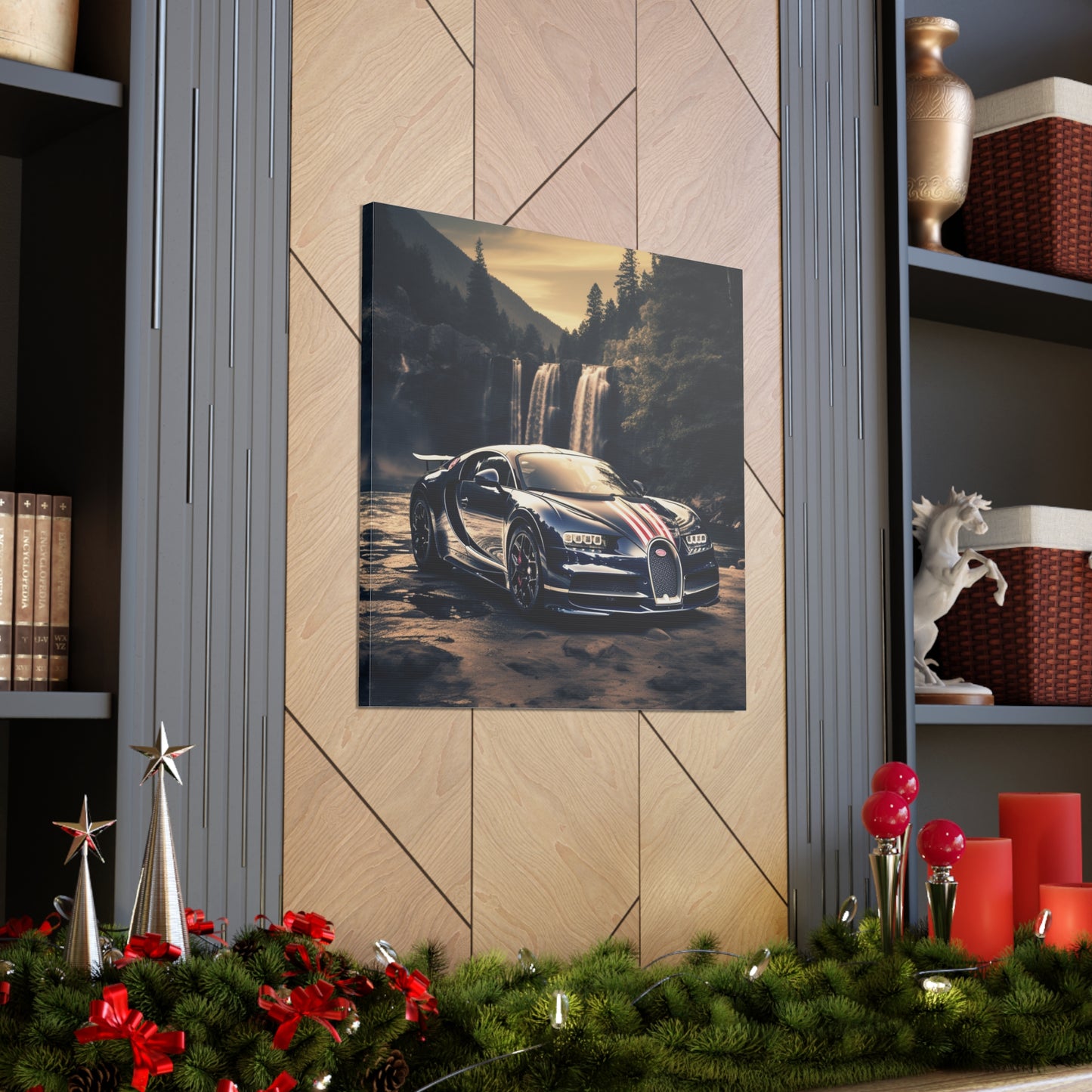 Canvas Gallery Wraps Bugatti Waterfall 2