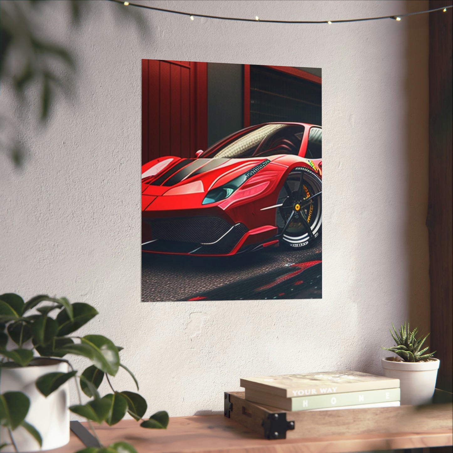 Premium Matte Vertical Posters Ferrari Hyper 1