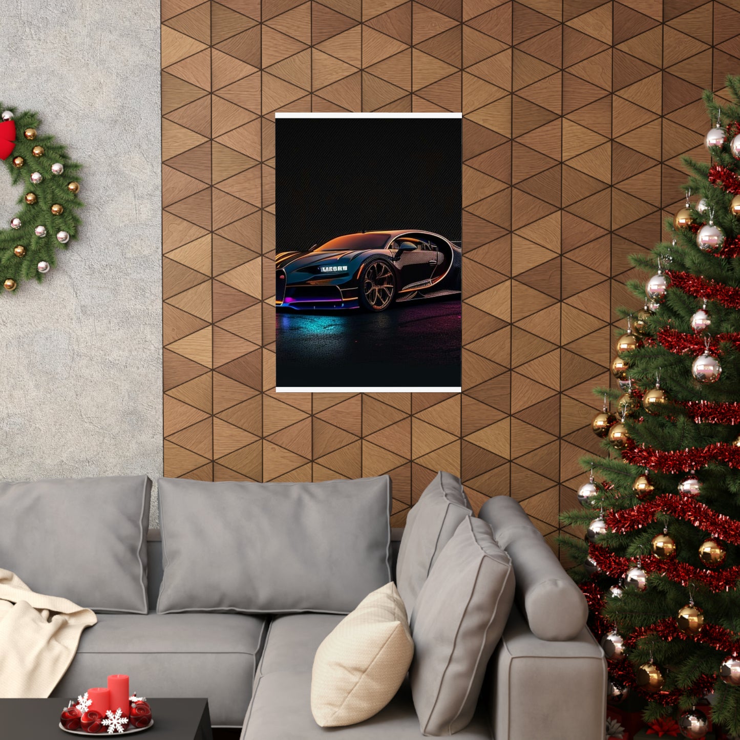 Premium Matte Vertical Posters Bugatti Chiron Super 4