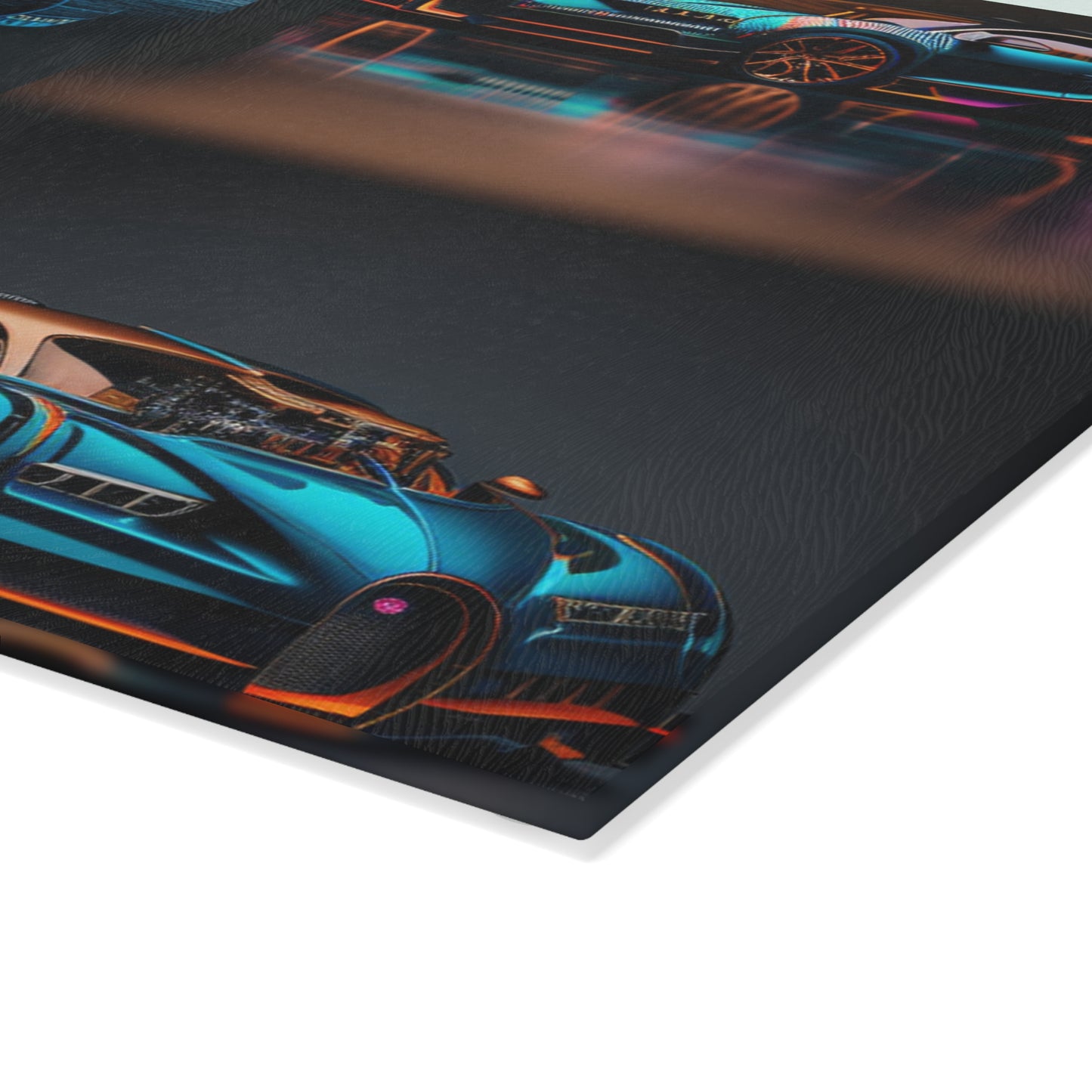 Glass Cutting Board Bugatti Blue 5