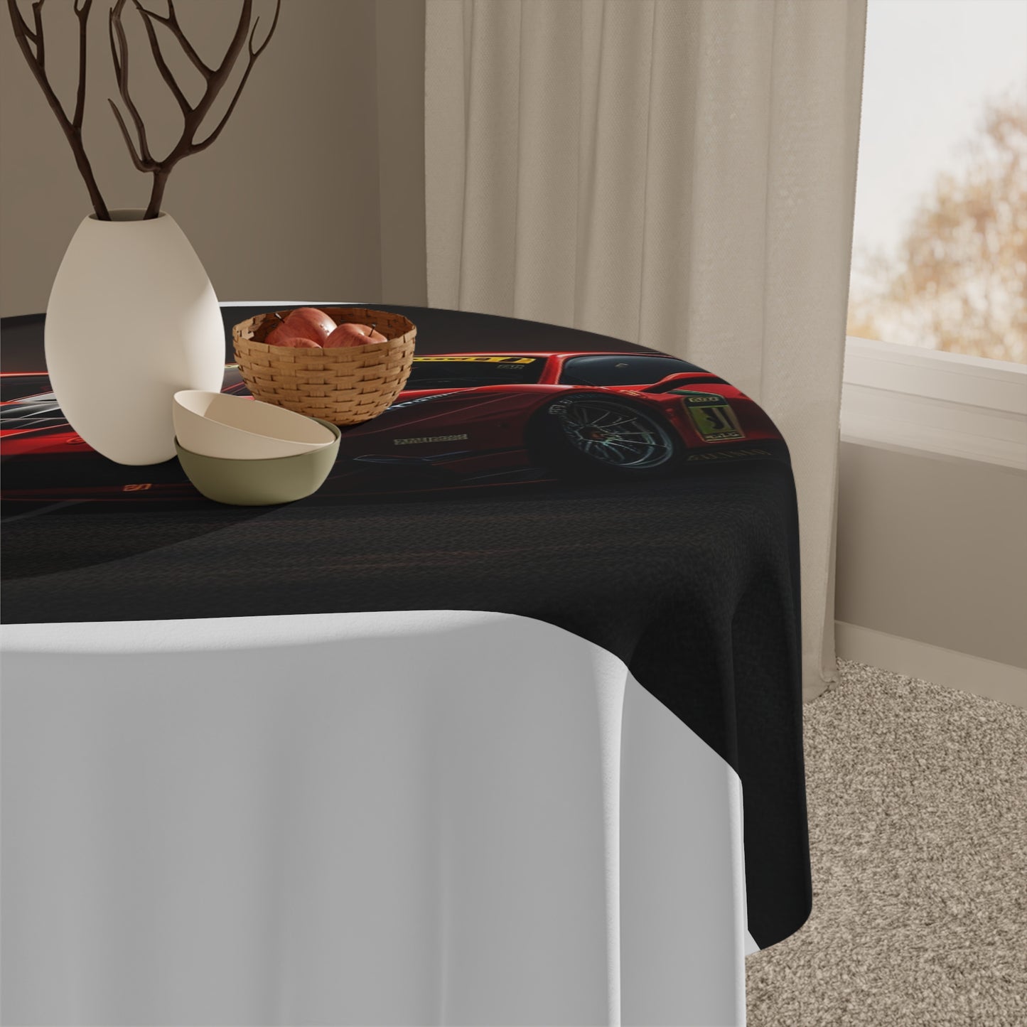 Tablecloth Ferrari Red 4