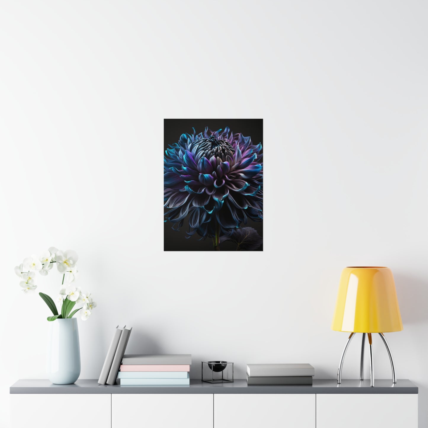 Premium Matte Vertical Posters Dahlia Purple 3