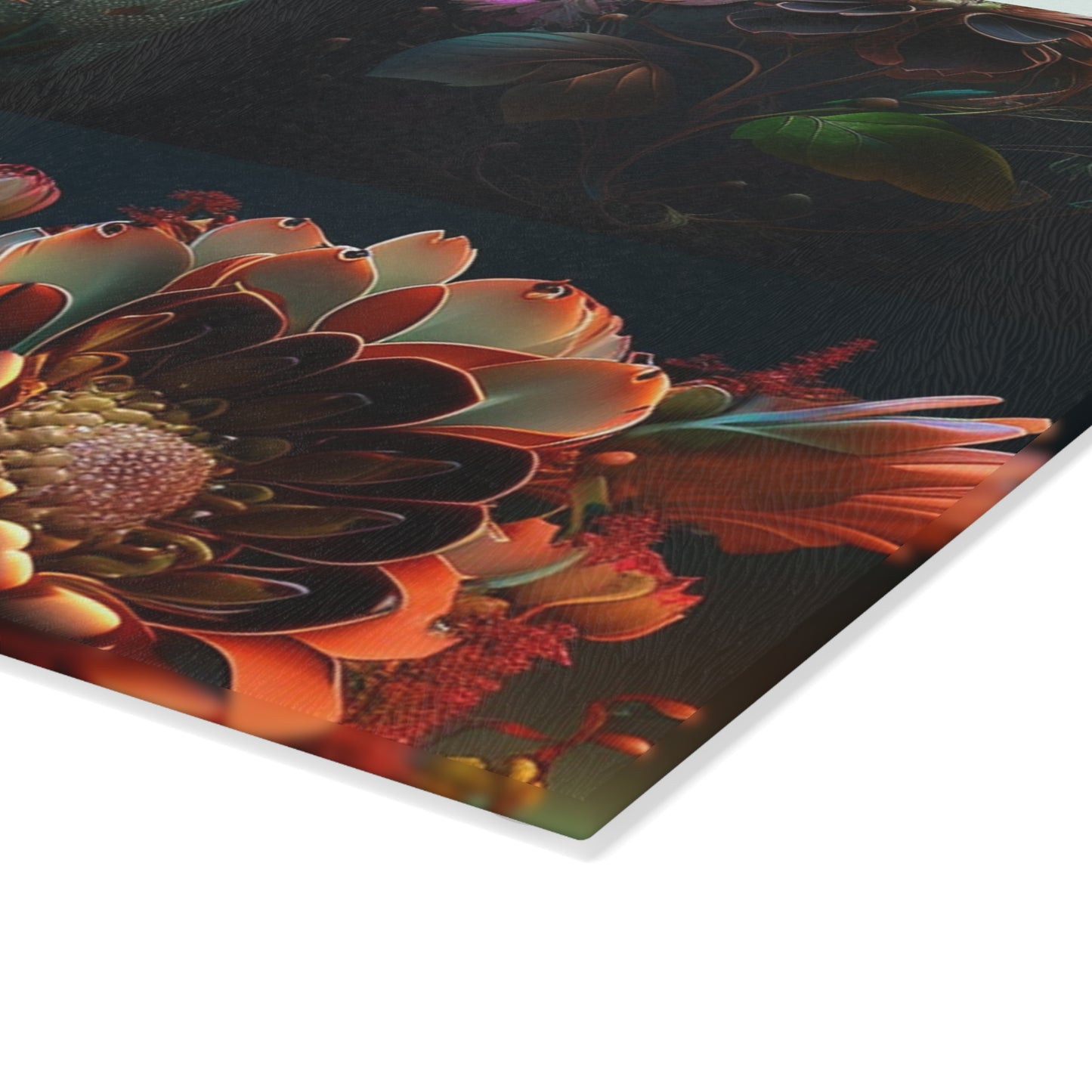 Glass Cutting Board Flower Arangment 5