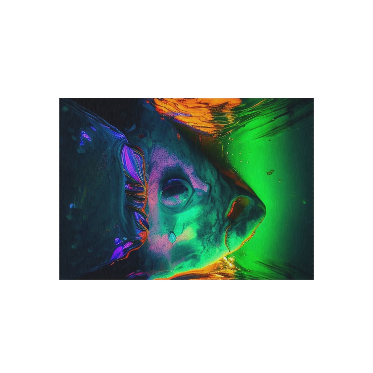 Outdoor Rug  Florescent Glow 1