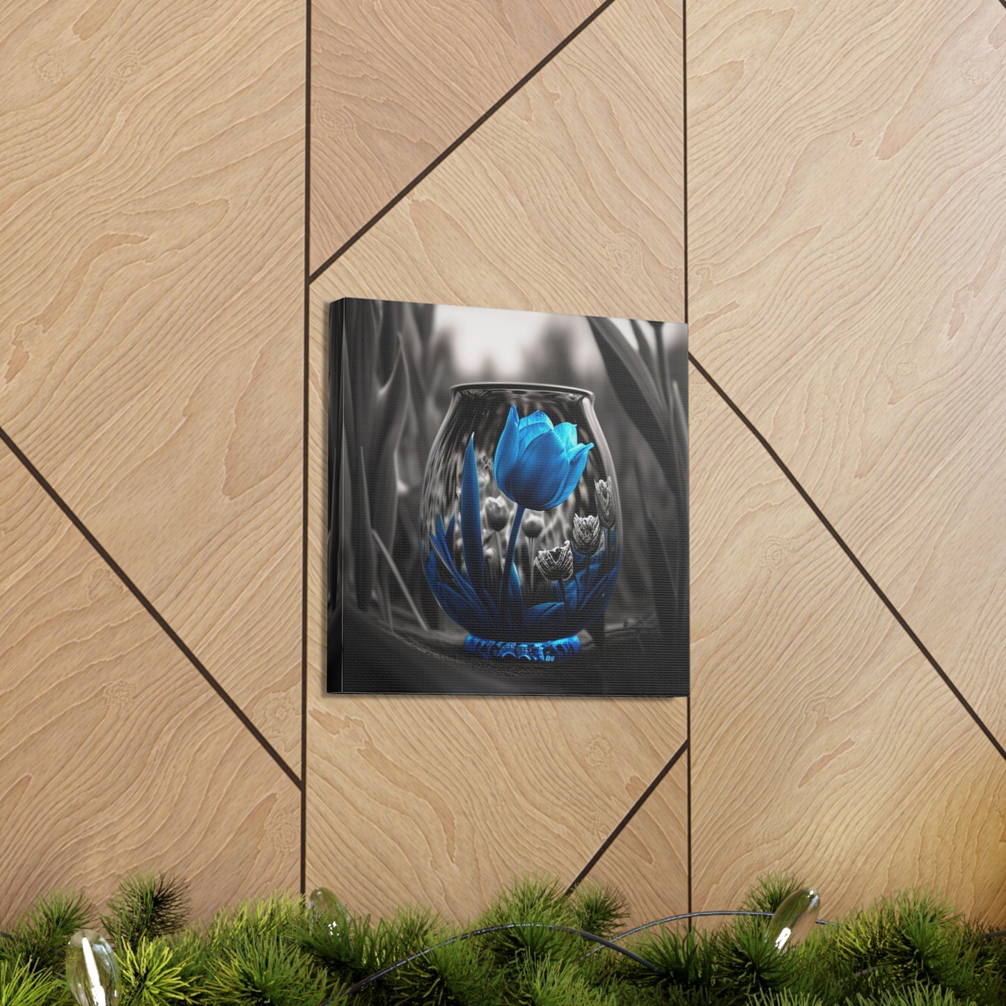 Canvas Gallery Wraps Tulip Blue 4