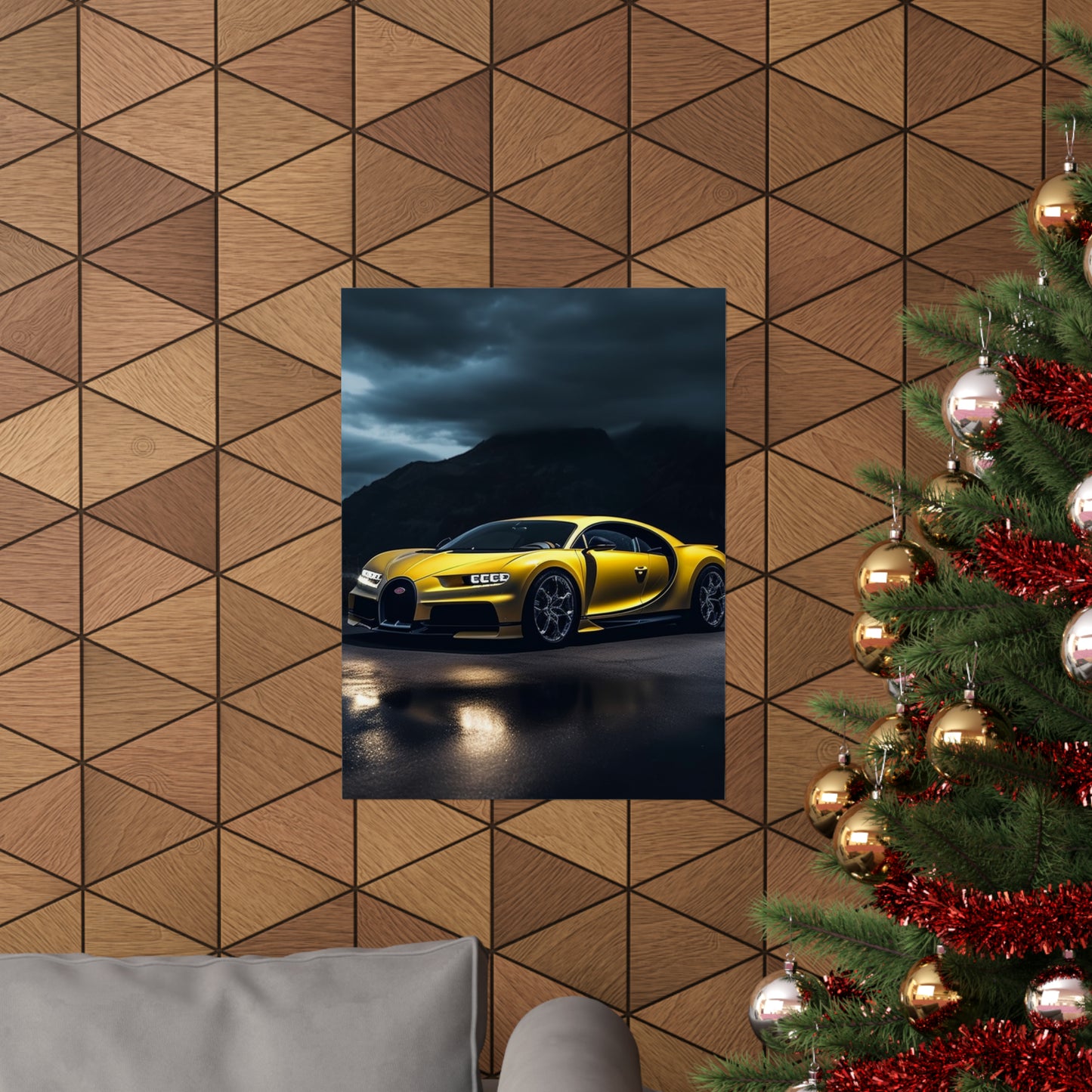 Premium Matte Vertical Posters Bugatti Real Look 4