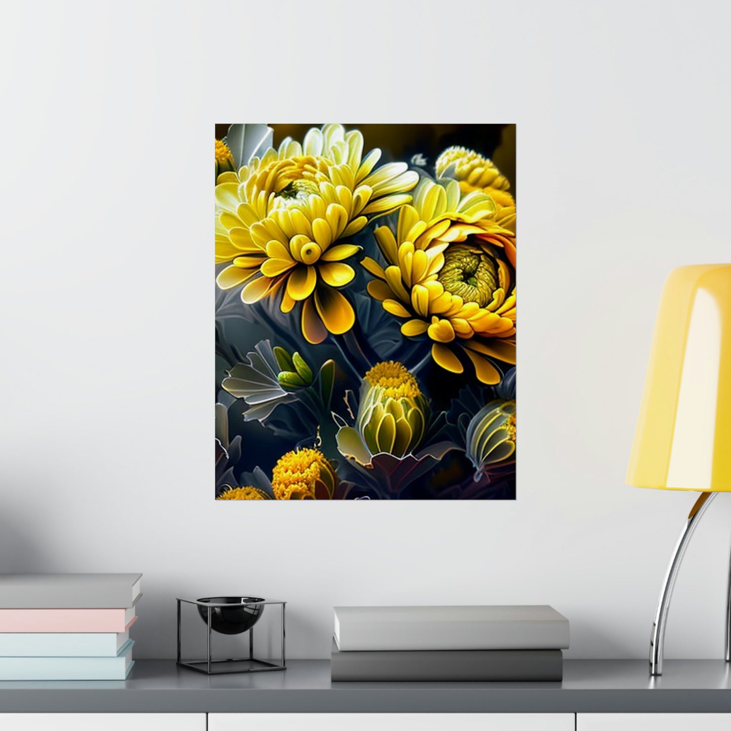 Premium Matte Vertical Posters Yellow Hermosas Flores Amarillas 4