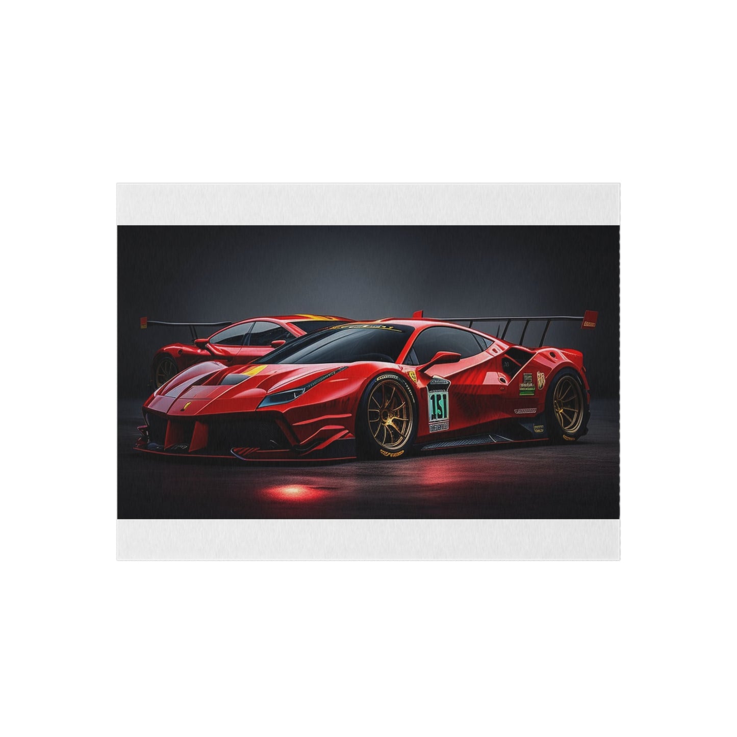 Outdoor Rug  Ferrari Red 2