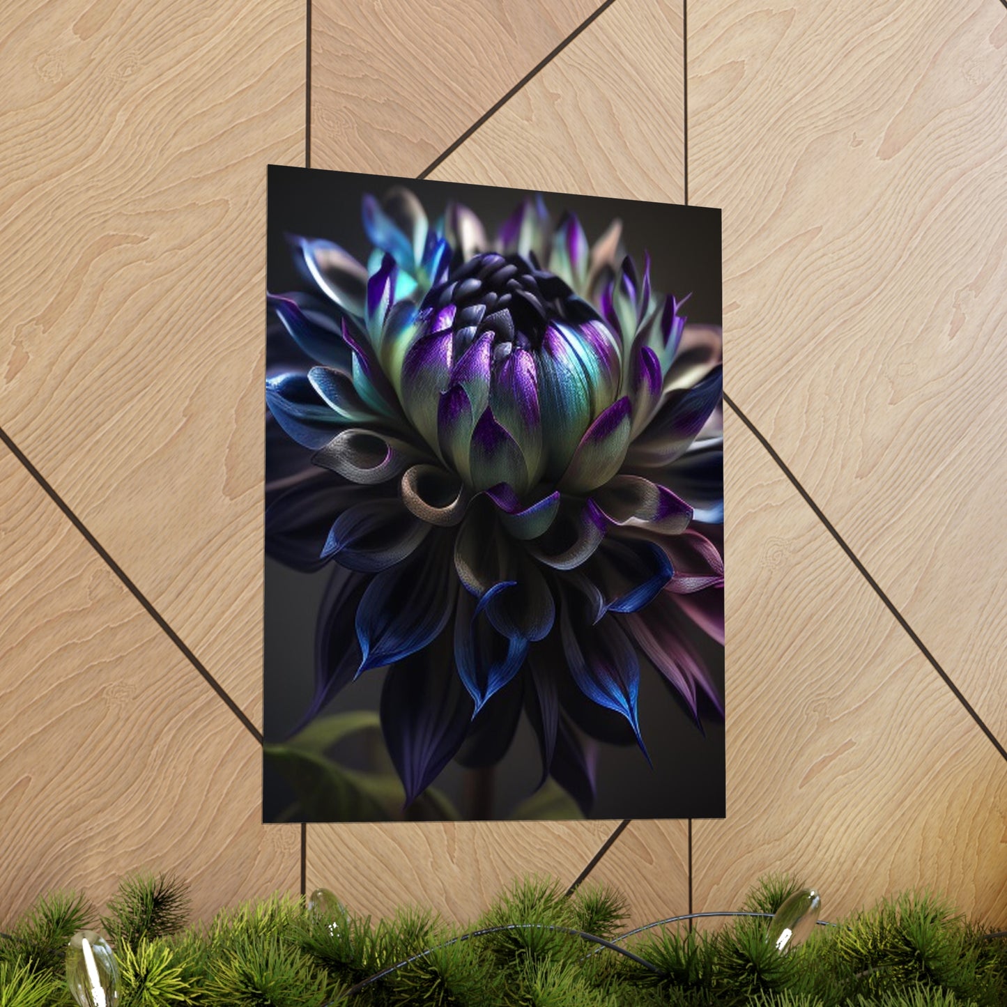 Premium Matte Vertical Posters Dahlia Purple 4