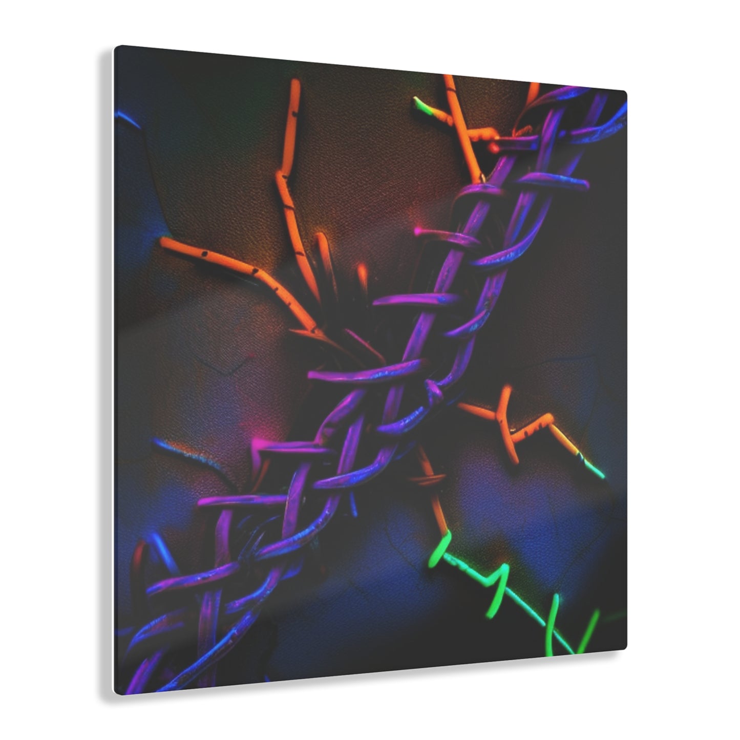 Acrylic Prints Macro Neon Barbs 2