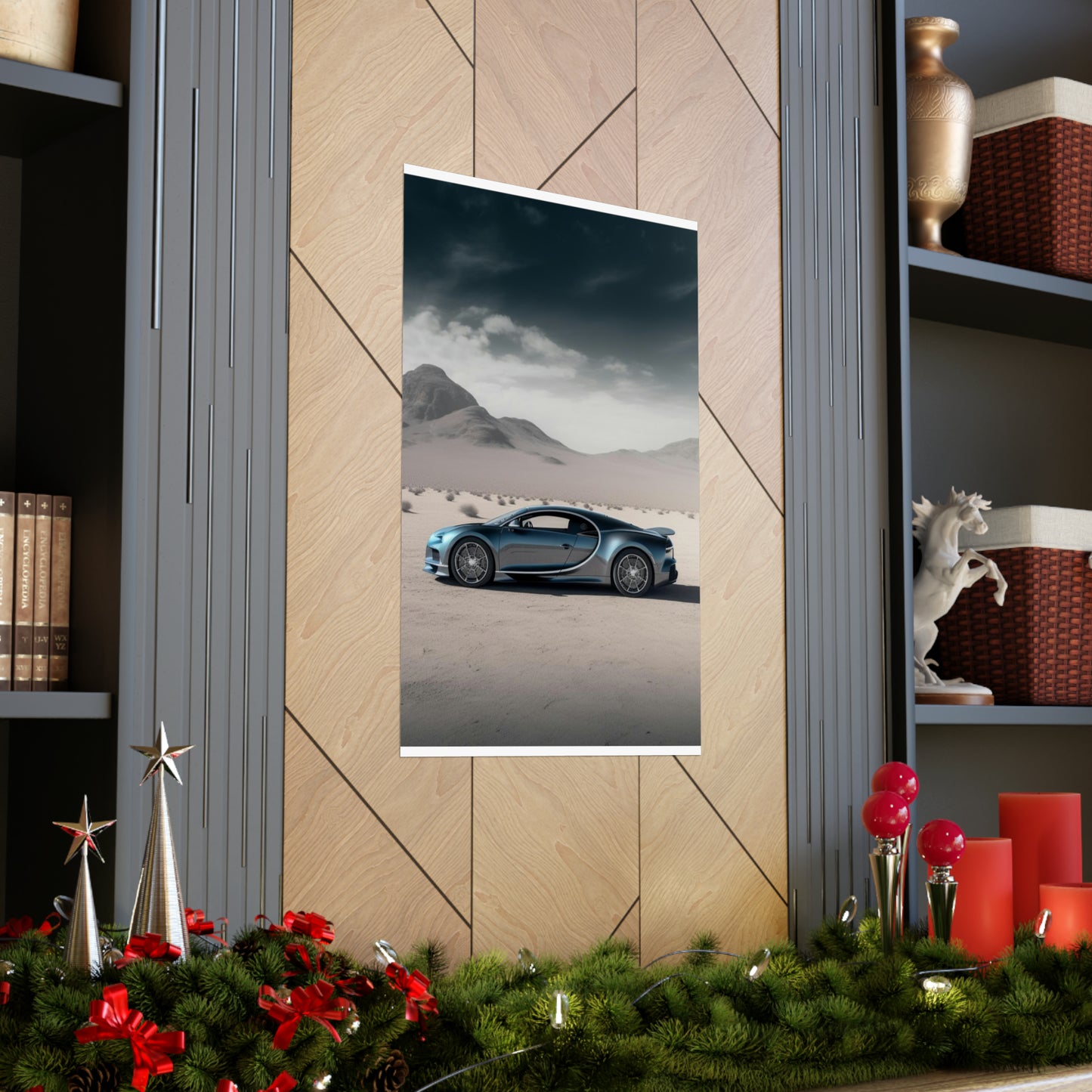 Premium Matte Vertical Posters Bugatti Real Look 1