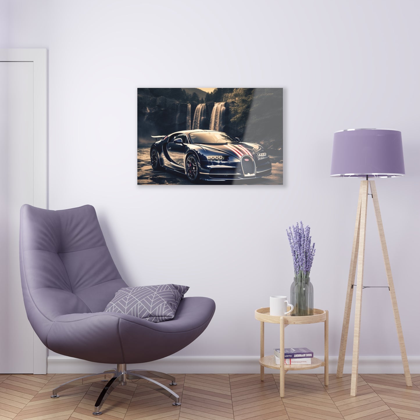 Acrylic Prints Bugatti Waterfall 2