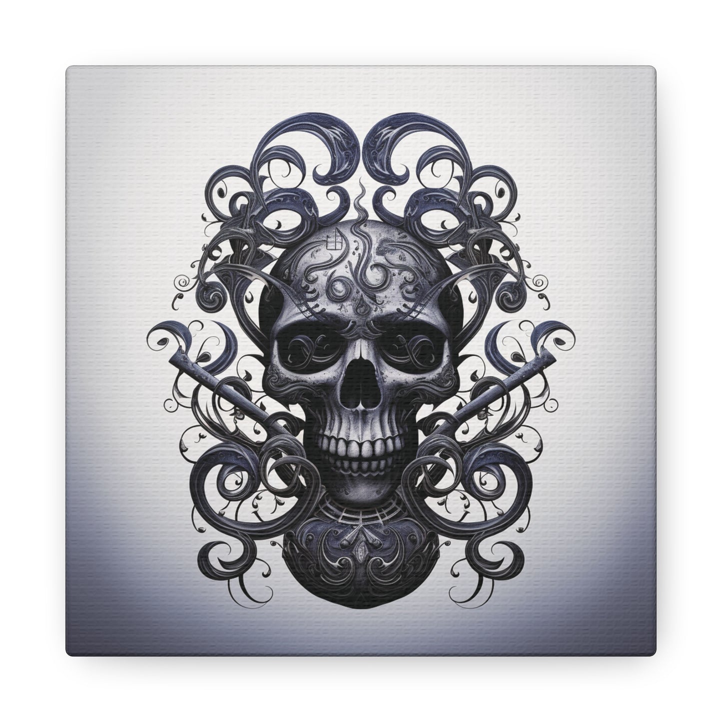 Canvas Gallery Wraps Skull Treble Clef 1