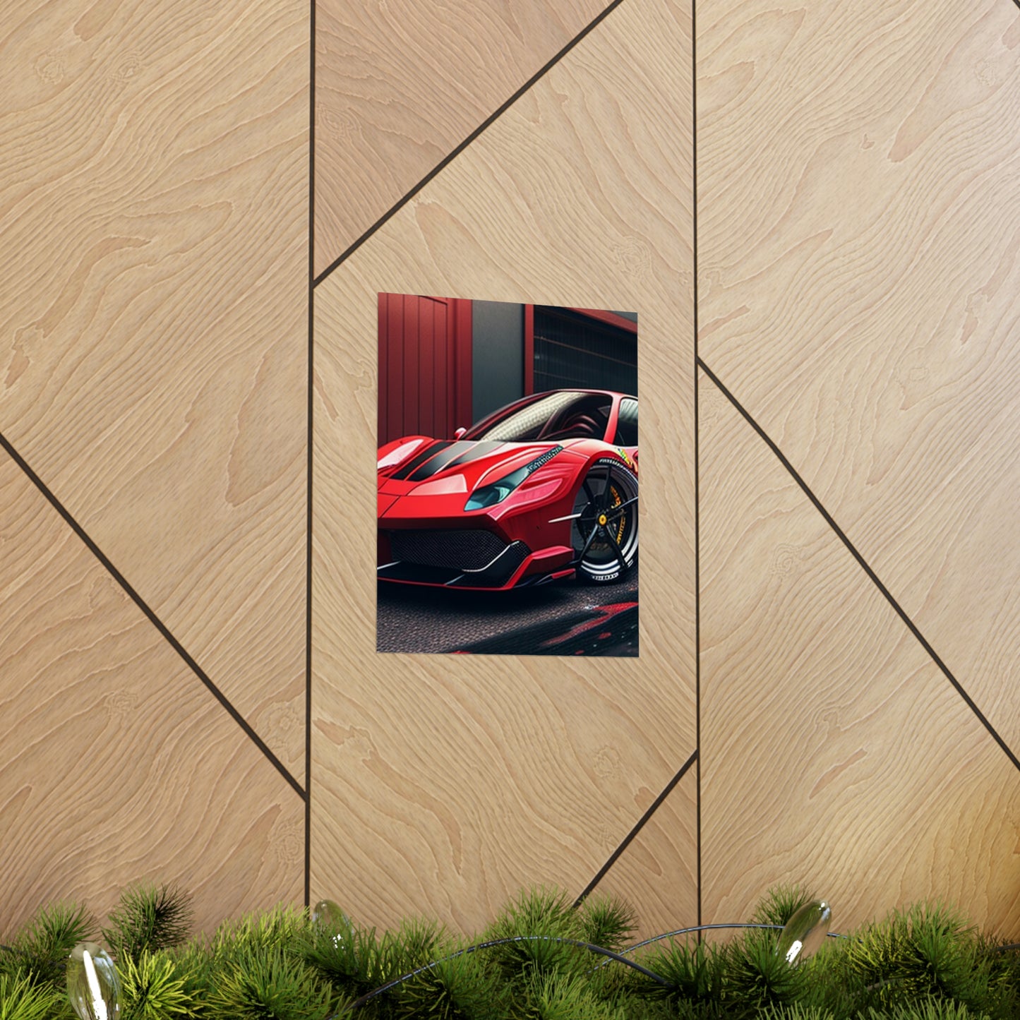 Premium Matte Vertical Posters Ferrari Hyper 1