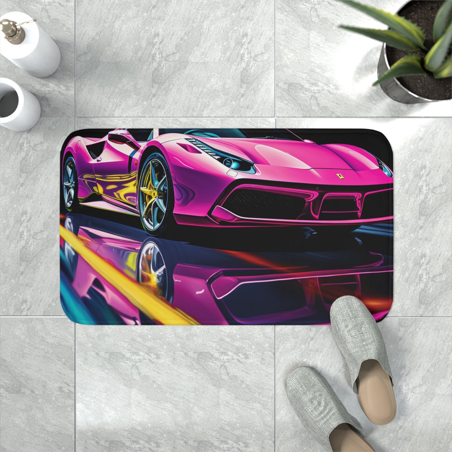 Memory Foam Bath Mat Ferrari Flair Macro 4