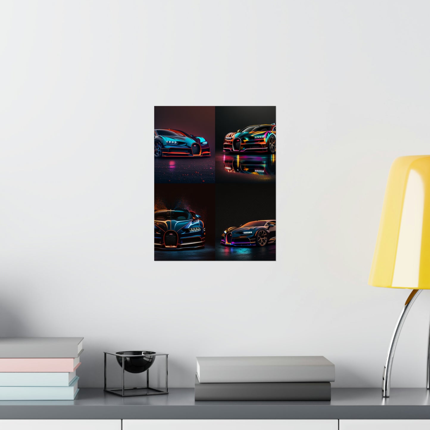 Premium Matte Vertical Posters Bugatti Chiron Super 5