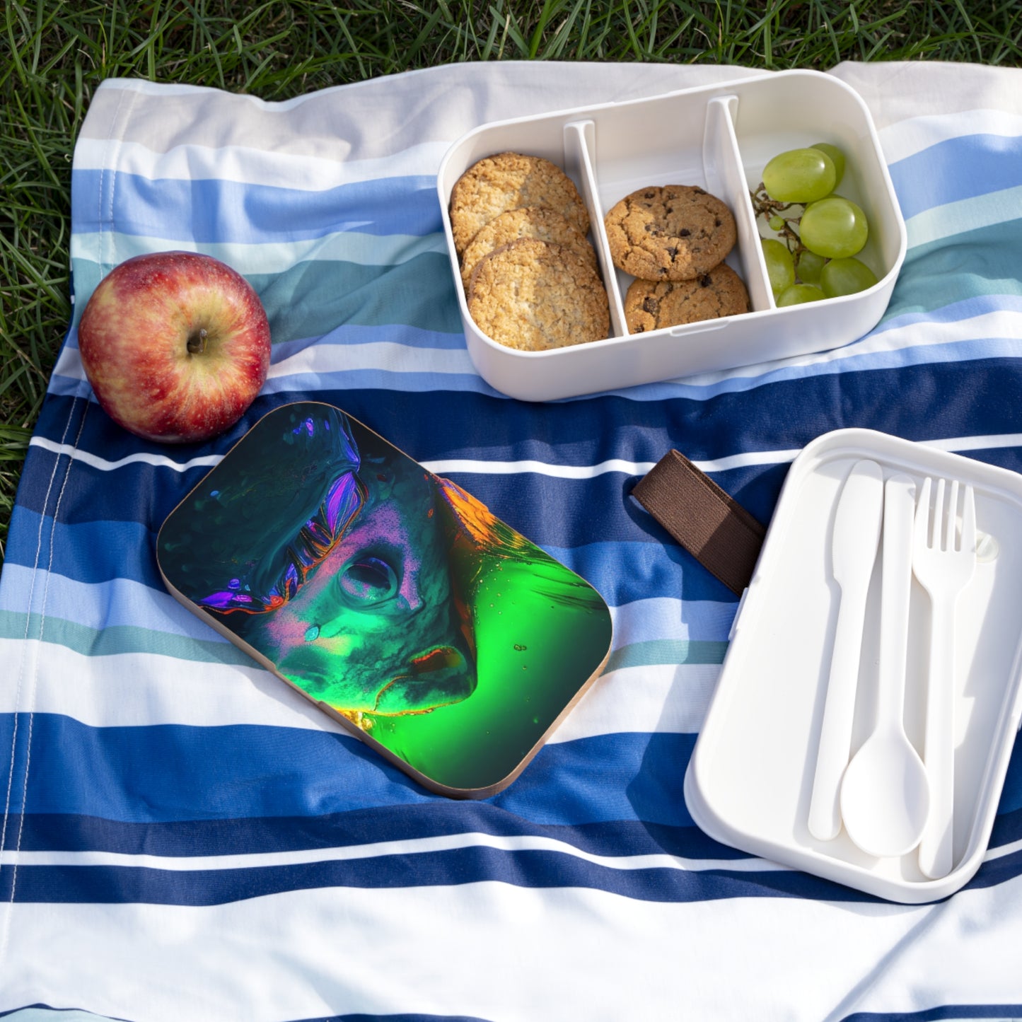 Bento Lunch Box Florescent Glow 1