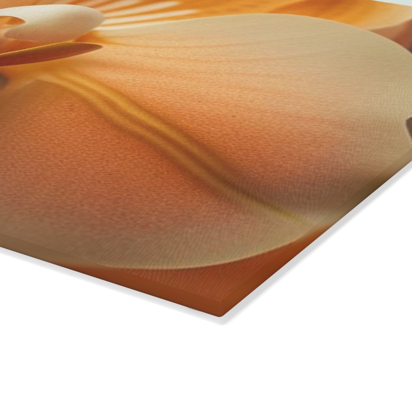 Glass Cutting Board Orange Orchid 3