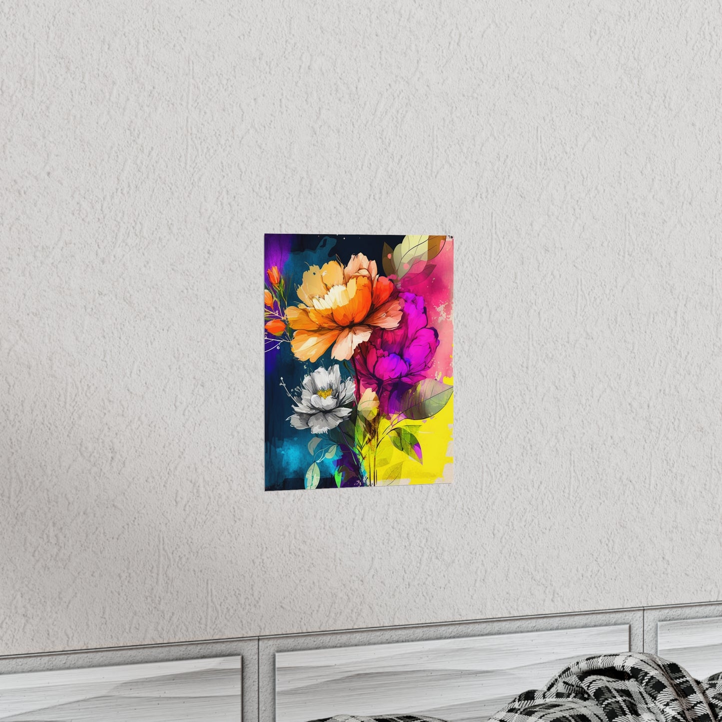 Premium Matte Vertical Posters Bright Spring Flowers 4