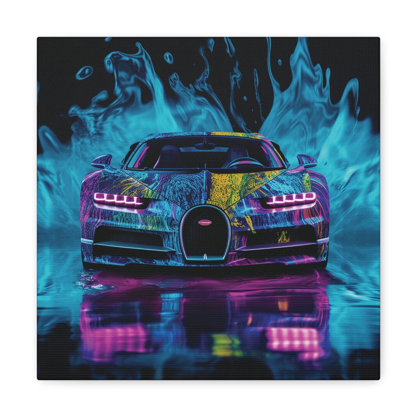 Canvas Gallery Wraps Bugatti Water 2