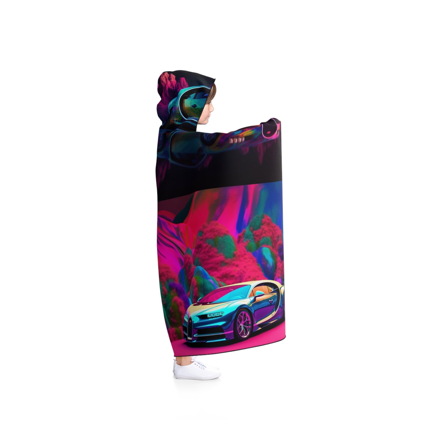 Hooded Blanket Florescent Bugatti Flair 5