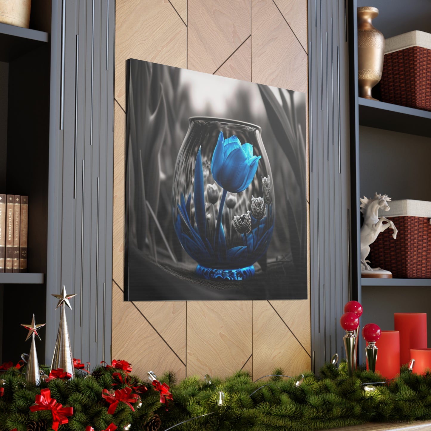 Canvas Gallery Wraps Tulip Blue 4