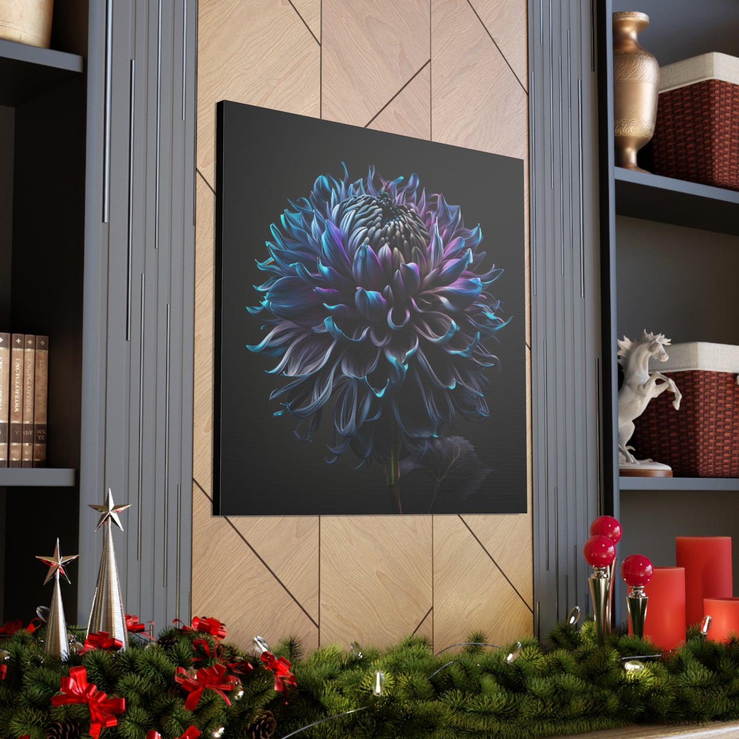 Canvas Gallery Wraps Dahlia Purple 3