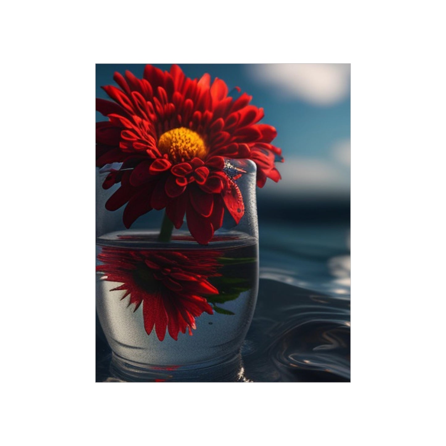 Premium Matte Vertical Posters Chrysanthemum 3