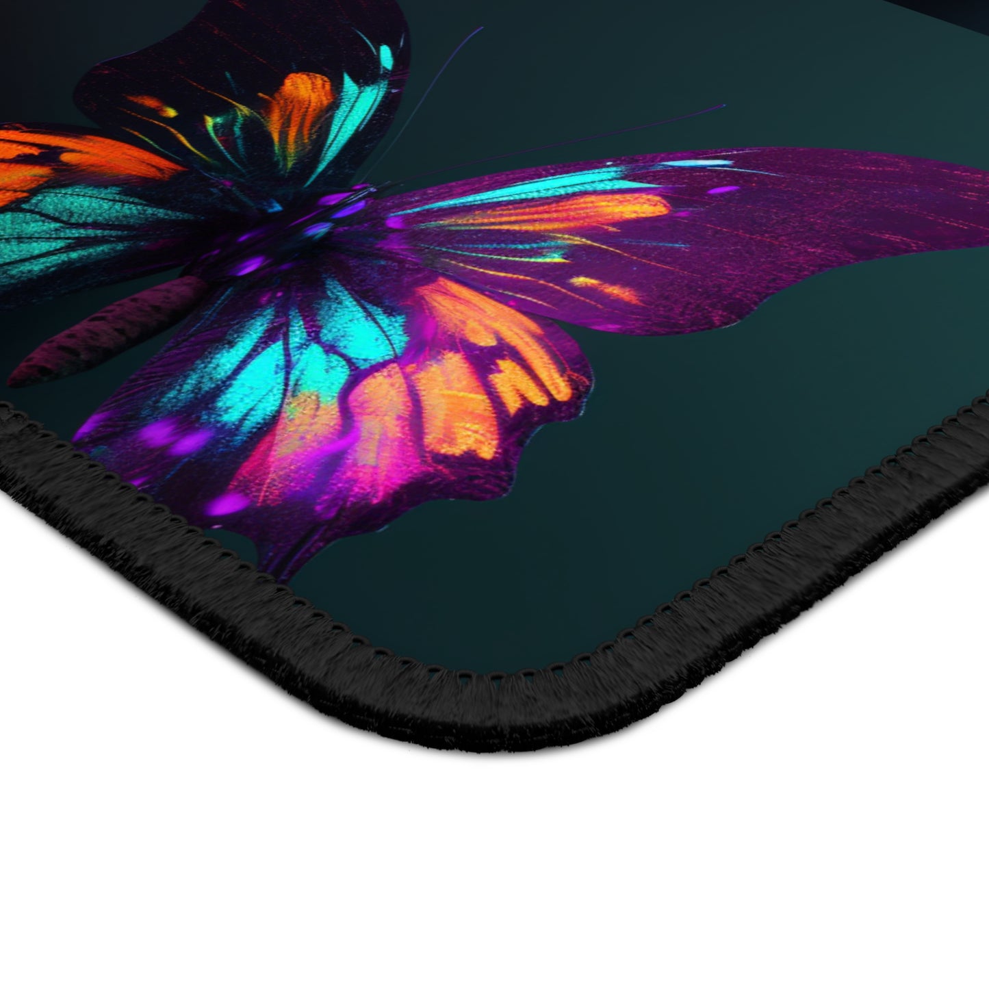 Gaming Mouse Pad  Hyper Colorful Butterfly Purple 5