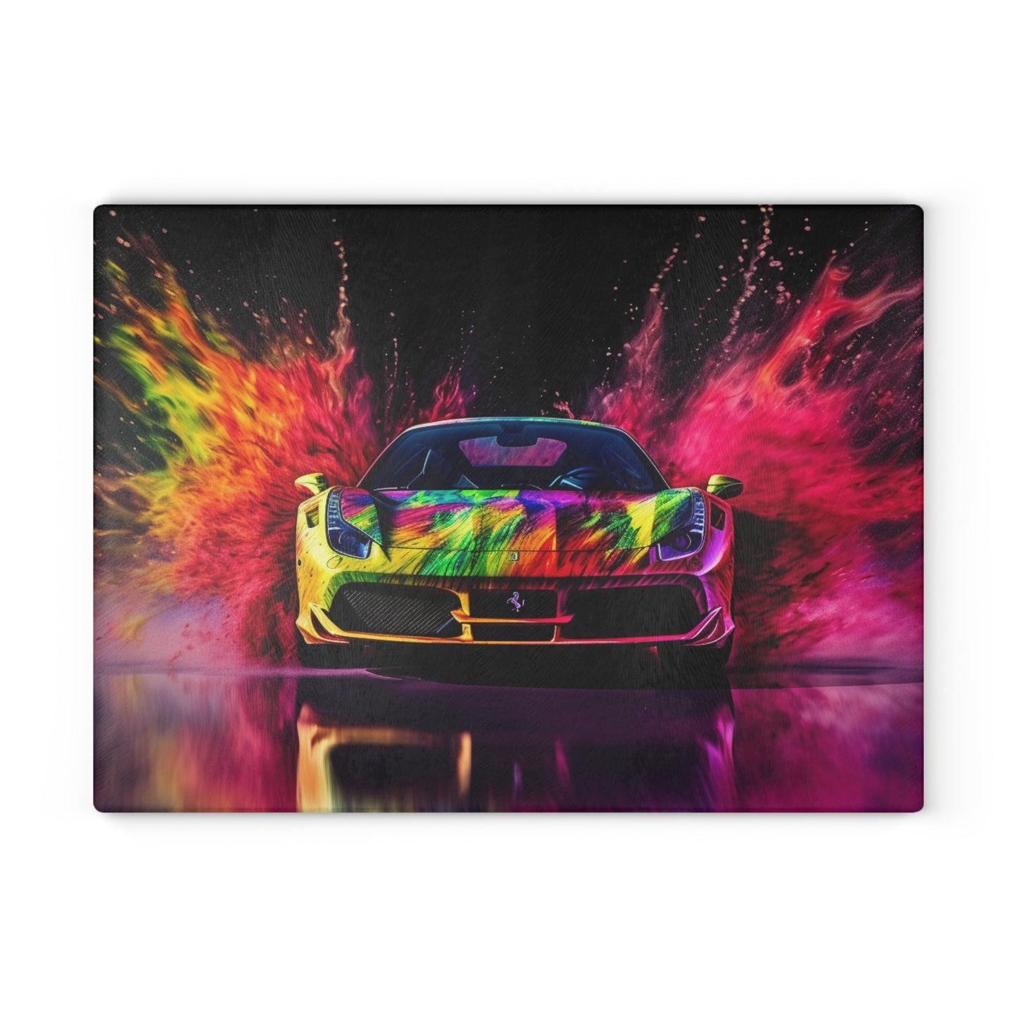 Glass Cutting Board Farrari Water 2