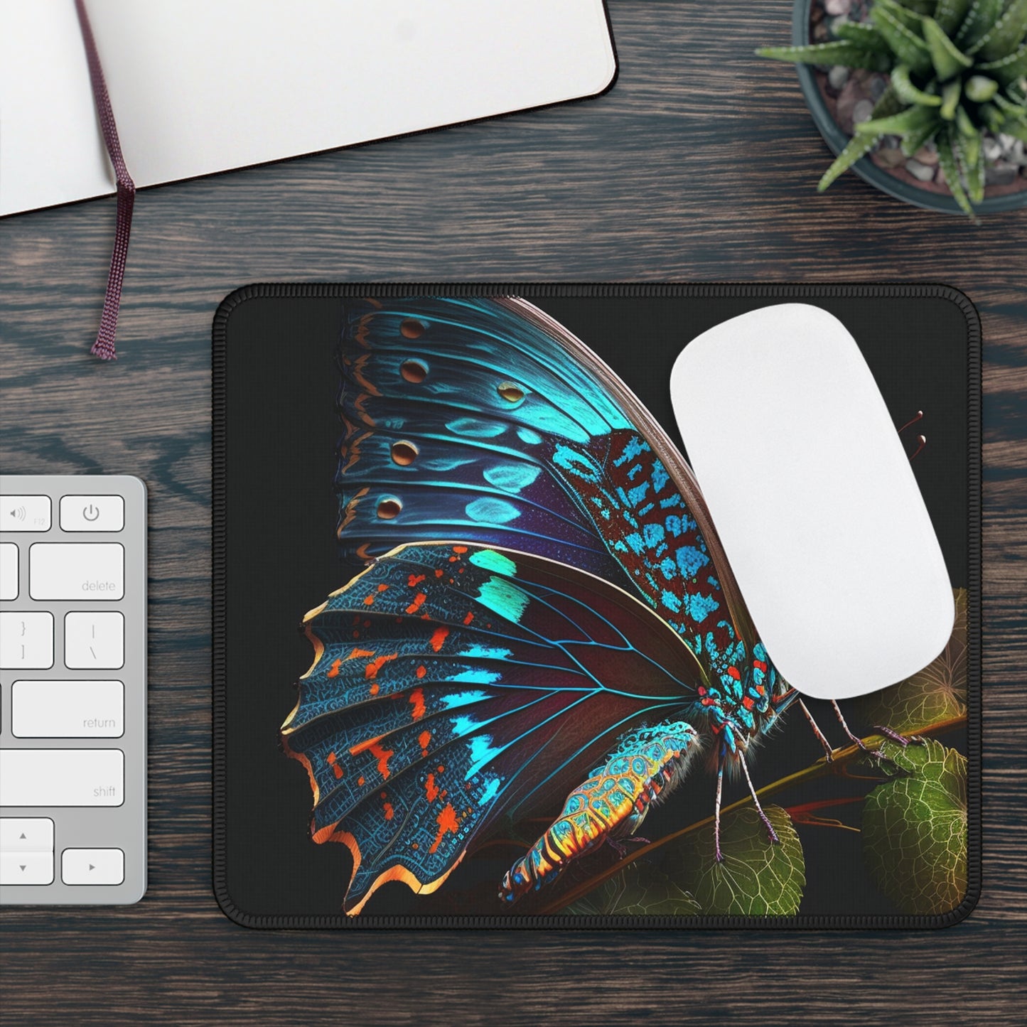 Gaming Mouse Pad  Hue Neon Butterfly 2